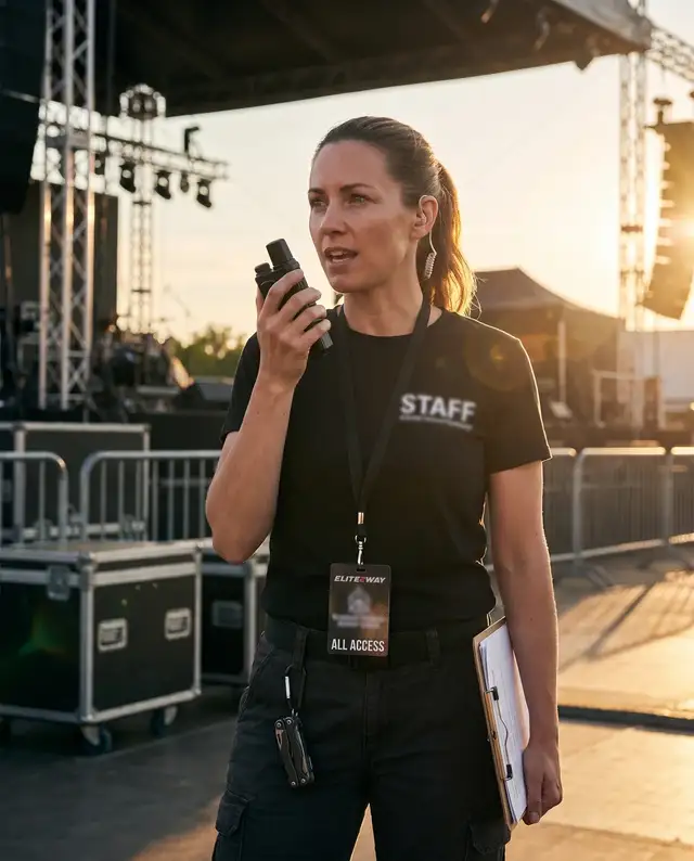 Events & venues team using Elite2Way radios